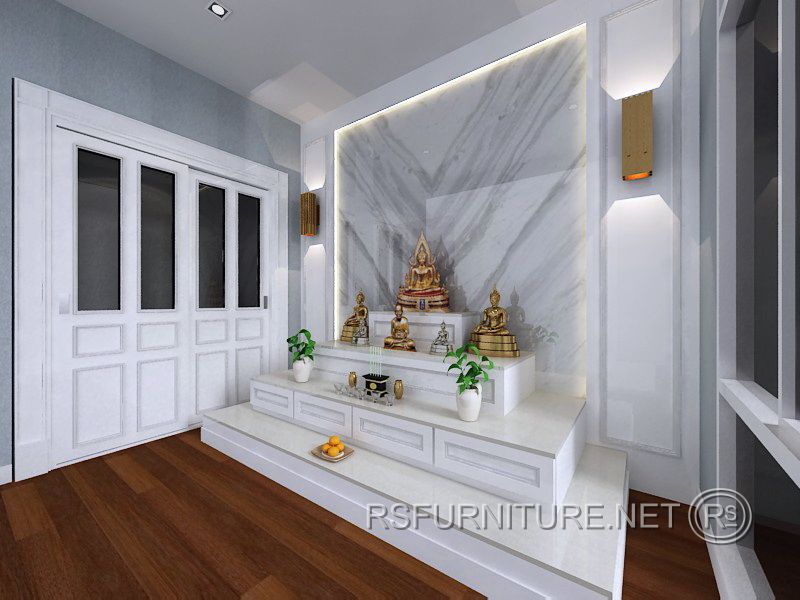 บิ้วอิน ตกแต่ง ห้องพระ นันทวัน 2