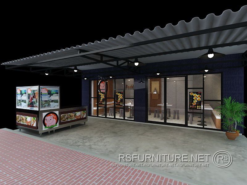 ตกแต่งภายใน บิ้วอิน ร้านอาหาร buddy pig 1