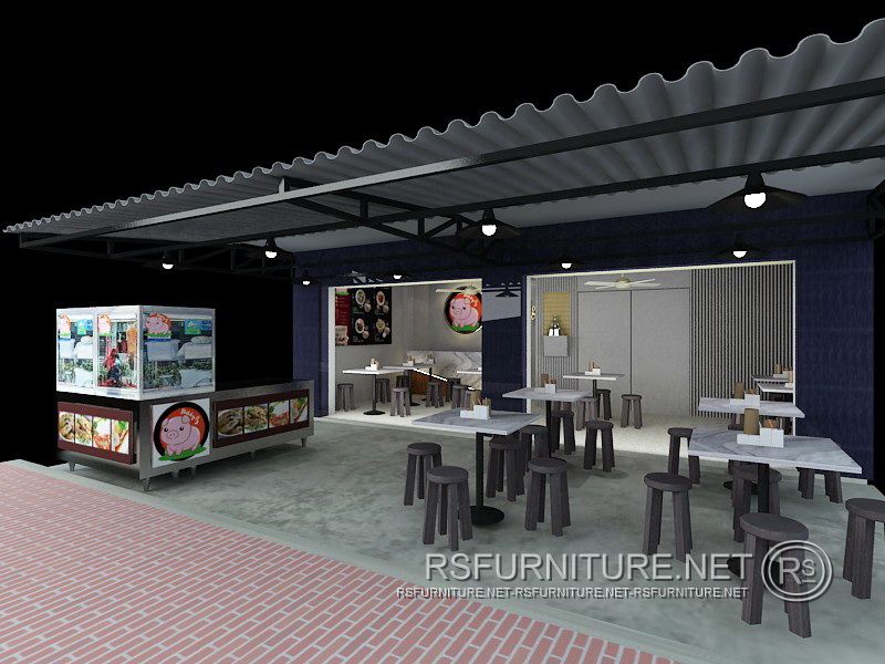 ตกแต่งภายใน บิ้วอิน ร้านอาหาร buddy pig 7