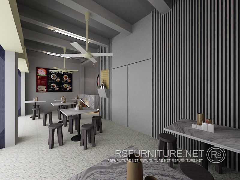 ตกแต่งภายใน บิ้วอิน ร้านอาหาร buddy pig 9