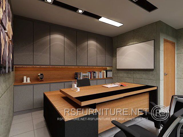 ตกแต่งภายใน ห้องทำงาน โฮมออฟฟิศ บิวท์อิน6 3