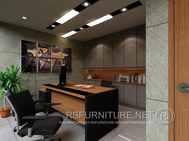 ตกแต่งภายใน ห้องทำงาน โฮมออฟฟิศ บิวท์อิน6 4