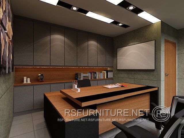 ตกแต่งภายใน ห้องทำงาน โฮมออฟฟิศ บิวท์อิน6 5
