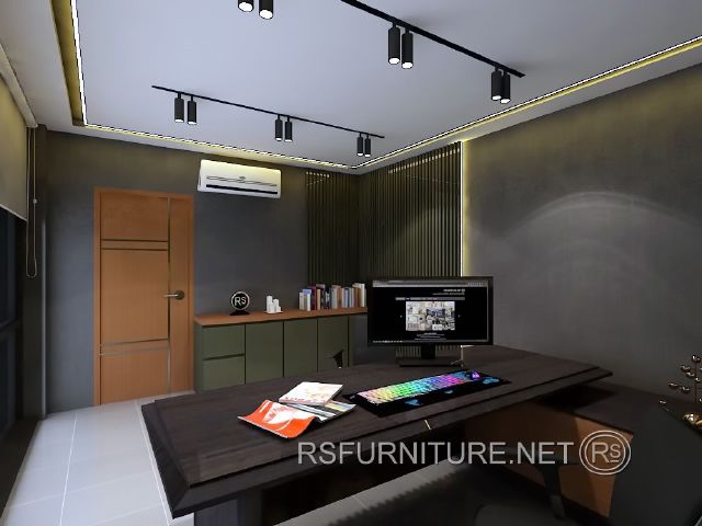 ตกแต่งภายใน ห้องทำงาน โฮมออฟฟิศ บิวท์อิน6 14