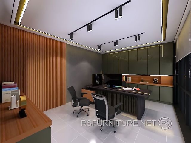 ตกแต่งภายใน ห้องทำงาน โฮมออฟฟิศ บิวท์อิน6 15
