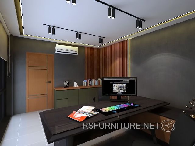 ตกแต่งภายใน ห้องทำงาน โฮมออฟฟิศ บิวท์อิน6 16