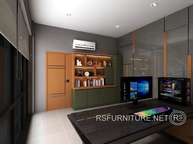 ตกแต่งภายใน ห้องทำงาน โฮมออฟฟิศ บิวท์อิน6 20