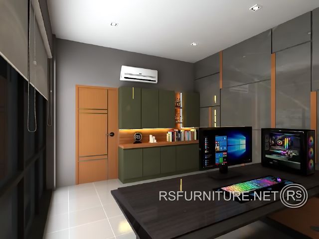 ตกแต่งภายใน ห้องทำงาน โฮมออฟฟิศ บิวท์อิน6 19