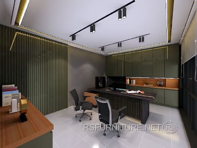ตกแต่งภายใน ห้องทำงาน โฮมออฟฟิศ บิวท์อิน6 13