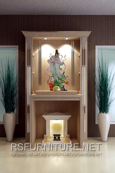 ตู้พระ ตู้วางเจ้าที่ ตู้ตี่จู้เอี๊ยะ โมเดิร์น รุ่น 2-1