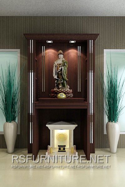 ตู้พระ ตู้วางเจ้าที่ ตู้ตี่จู้เอี๊ยะ โมเดิร์น รุ่น 2-2