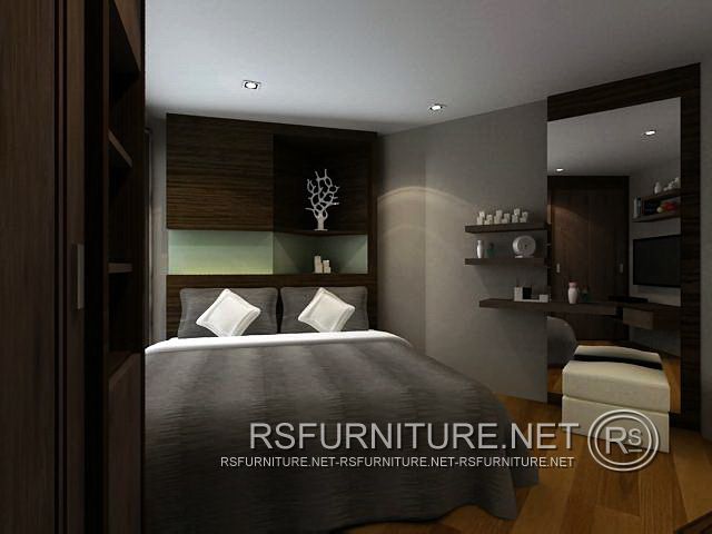 คอนโด Bangkok Horizon ตกแต่งภายใน บิวท์อิน ห้องนอน ห้องนั่งเล่น 13