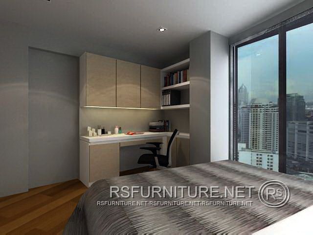 คอนโด Bangkok Horizon ตกแต่งภายใน บิวท์อิน ห้องนอน ห้องนั่งเล่น 10