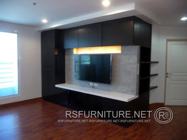 คอนโด Bangkok Horizon ตกแต่งภายใน บิวท์อิน ห้องนอน ห้องนั่งเล่น 4