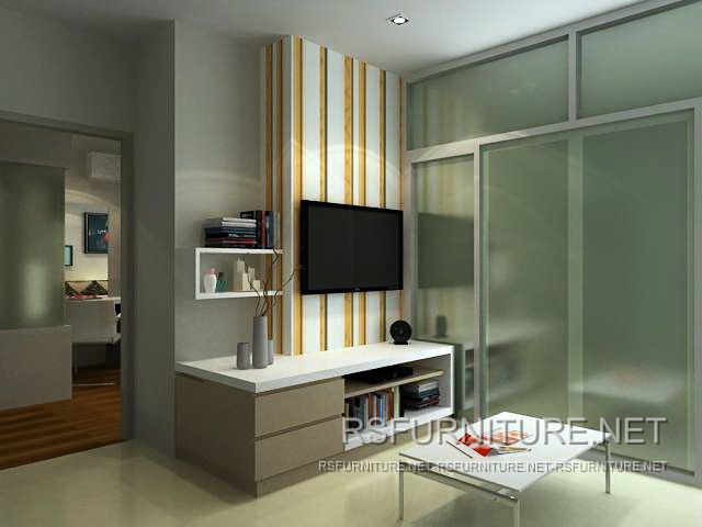 คอนโด Ideo ตกแต่งภายใน บิวท์อิน ห้องนอน ห้องนั่งเล่น 1