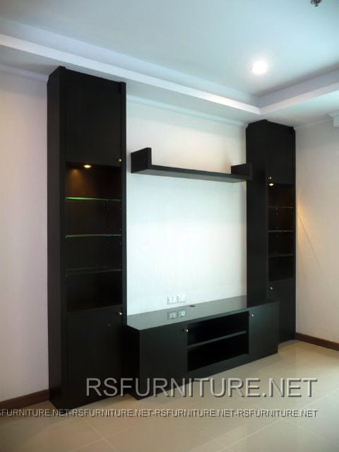 คอนโด ศุภาลัยเอลีท วิลล่าราชเทวี ตกแต่งภายใน บิวท์อิน ห้องนอน ห้องนั่งเล่น 9