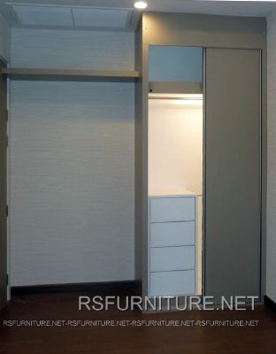 คอนโด ศุภาลัยเอลีท วิลล่าราชเทวี ตกแต่งภายใน บิวท์อิน ห้องนอน ห้องนั่งเล่น 14