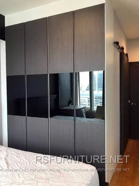 คอนโด ศุภาลัยเอลีท วิลล่าราชเทวี ตกแต่งภายใน บิวท์อิน ห้องนอน ห้องนั่งเล่น 18