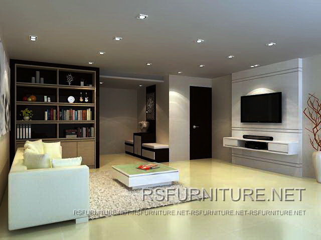 คอนโด เดอะซิกเนเจอร์ เรสซิเดนซ์ ตกแต่งภายใน บิวท์อิน ห้องนอน ห้องนั่งเล่น 2