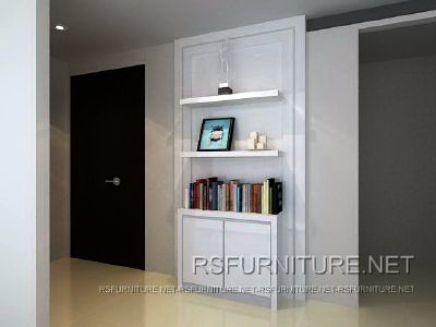 คอนโด เดอะซิกเนเจอร์ เรสซิเดนซ์ ตกแต่งภายใน บิวท์อิน ห้องนอน ห้องนั่งเล่น 6