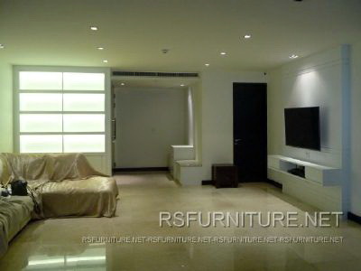 คอนโด เดอะซิกเนเจอร์ เรสซิเดนซ์ ตกแต่งภายใน บิวท์อิน ห้องนอน ห้องนั่งเล่น 7
