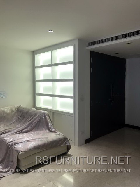 คอนโด เดอะซิกเนเจอร์ เรสซิเดนซ์ ตกแต่งภายใน บิวท์อิน ห้องนอน ห้องนั่งเล่น 10