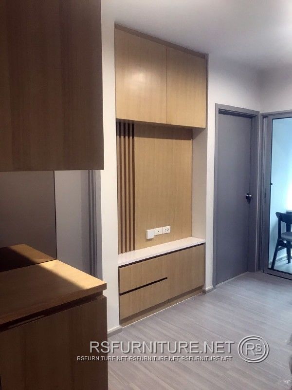 Parkland Phetkasem 56 ตกแต่งภายใน บิ้วอิน คอนโด ห้องนอน ห้องนั่งเล่น 21
