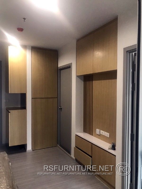 Parkland Phetkasem 56 ตกแต่งภายใน บิ้วอิน คอนโด ห้องนอน ห้องนั่งเล่น 23