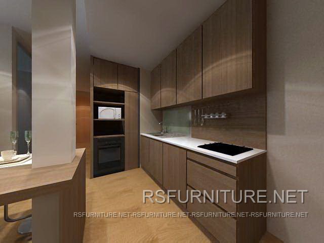 คอนโด เดอะบรีส ตกแต่งภายใน บิ้วอิน ห้องนอน ห้องนั่งเล่น 6