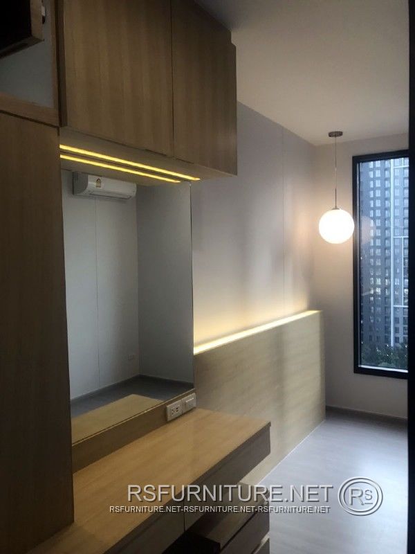 Parkland Phetkasem 56 ตกแต่งภายใน บิ้วอิน คอนโด ห้องนอน ห้องนั่งเล่น 27