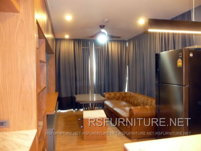 คอนโด เดอะบรีส ตกแต่งภายใน บิ้วอิน ห้องนอน ห้องนั่งเล่น 11