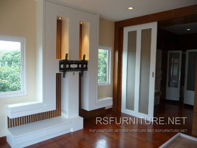 หมู่บ้านผกามาศ ตกแต่งภายใน บิวท์อินตู้ทีวี เฟอร์นิเจอร์ 19