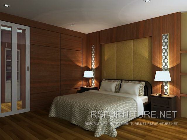 หมู่บ้านผกามาศ ตกแต่งภายใน บิวท์อินหัวเตียงนอน เฟอร์นิเจอร์ 14