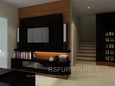 หมู่บ้าน มัณฑนา เดอะทรัสต์ทาวน์ กรีนิช ตกแต่งภายใน บิ้วอิน ตู้ทีวี ตู้โชว์ ตู้เสื้อผ้า โต๊ะเครื่องแป้ง 12