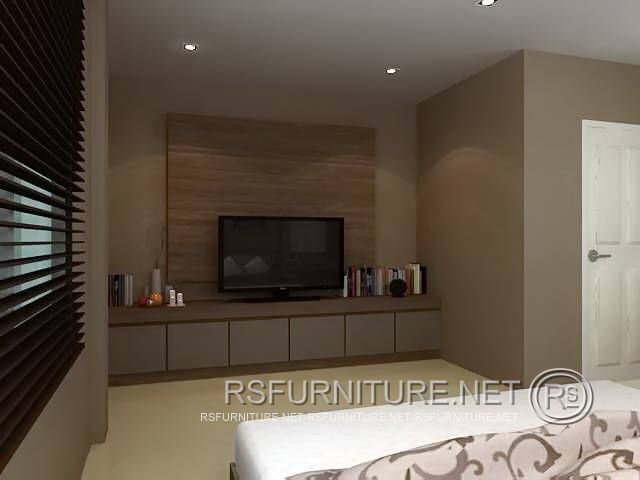 บ้านเดี่ยว ตกแต่งภายใน บิวท์อิน ตู้ทีวี ตู้เสื้อผ้า ตู้โชว์ เฟอร์นิเจอร์ บานเฟี้ยม 51