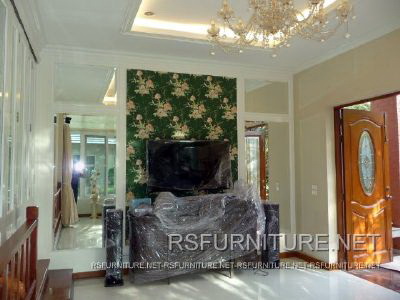 บ้านเดี่ยว ตกแต่งภายใน บิวท์อิน ตู้ทีวี ตู้เสื้อผ้า ตู้โชว์ เฟอร์นิเจอร์ บานเฟี้ยม 21