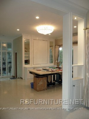 บ้านเดี่ยว ตกแต่งภายใน บิวท์อิน ตู้ทีวี ตู้เสื้อผ้า ตู้โชว์ เฟอร์นิเจอร์ บานเฟี้ยม 12