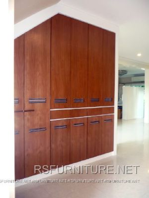 บ้านเดี่ยว ตกแต่งภายใน บิวท์อิน ตู้ทีวี ตู้เสื้อผ้า ตู้โชว์ เฟอร์นิเจอร์ บานเฟี้ยม 28