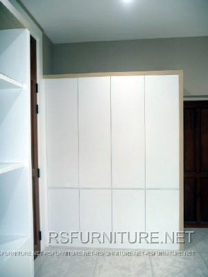 บ้านเดี่ยว ตกแต่งภายใน บิวท์อิน ตู้ทีวี ตู้เสื้อผ้า ตู้โชว์ เฟอร์นิเจอร์ บานเฟี้ยม 25