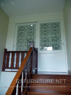 บ้านเดี่ยว ตกแต่งภายใน บิวท์อิน ตู้ทีวี ตู้เสื้อผ้า ตู้โชว์ เฟอร์นิเจอร์ บานเฟี้ยม 35