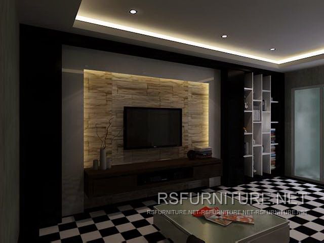 บ้านเดี่ยว ตกแต่งภายใน บิวท์อิน ตู้ทีวี ตู้เสื้อผ้า ตู้โชว์ เฟอร์นิเจอร์ ตู้พระ 17