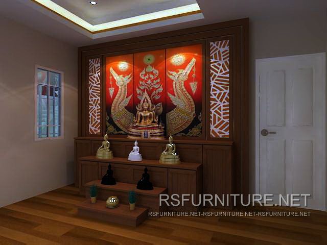 บ้านเดี่ยว ตกแต่งภายใน บิวท์อิน ตู้ทีวี ตู้เสื้อผ้า ตู้โชว์ เฟอร์นิเจอร์ ตู้พระ 35