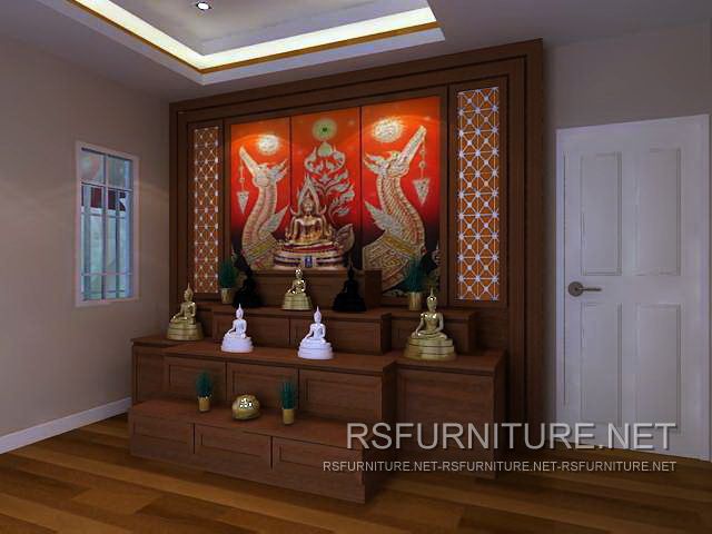 บ้านเดี่ยว ตกแต่งภายใน บิวท์อิน ตู้ทีวี ตู้เสื้อผ้า ตู้โชว์ เฟอร์นิเจอร์ ตู้พระ 36