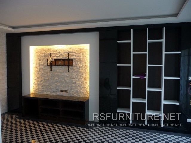 บ้านเดี่ยว ตกแต่งภายใน บิวท์อิน ตู้ทีวี ตู้เสื้อผ้า ตู้โชว์ เฟอร์นิเจอร์ ตู้พระ 20