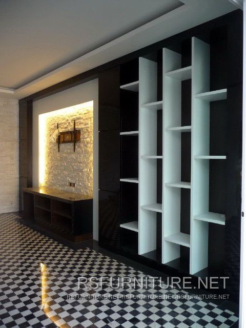 บ้านเดี่ยว ตกแต่งภายใน บิวท์อิน ตู้ทีวี ตู้เสื้อผ้า ตู้โชว์ เฟอร์นิเจอร์ ตู้พระ 21