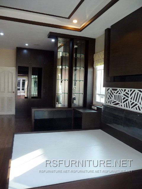 บ้านเดี่ยว ตกแต่งภายใน บิวท์อิน ตู้ทีวี ตู้เสื้อผ้า ตู้โชว์ เฟอร์นิเจอร์ ตู้พระ 30