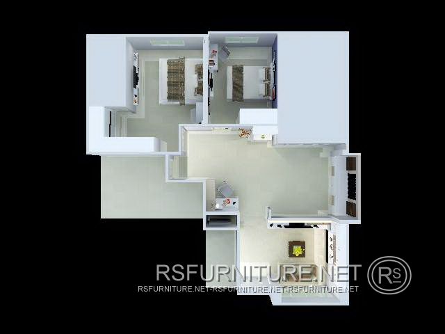 บ้านเดี่ยวบางบัวทอง ตกแต่งภายใน บิวท์อิน ห้องนอน ห้องนั่งเล่น ห้องพระ ห้องดูหนัง 1