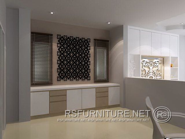 บ้านเดี่ยวบางบัวทอง ตกแต่งภายใน บิวท์อิน ห้องนอน ห้องนั่งเล่น ห้องพระ ห้องดูหนัง 5