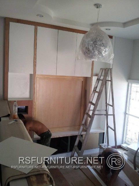 บ้านเดี่ยวบางบัวทอง ตกแต่งภายใน บิวท์อิน ห้องนอน ห้องนั่งเล่น ห้องพระ ห้องดูหนัง 9