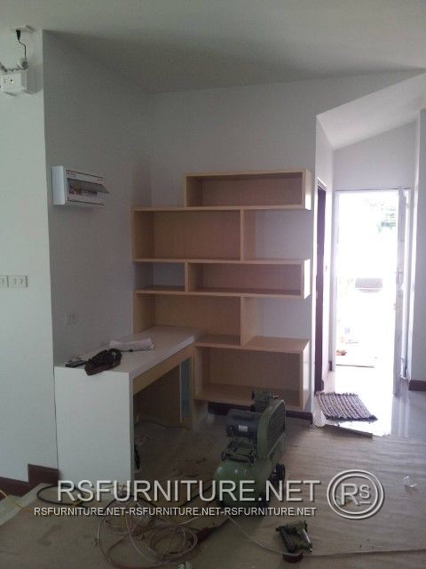 บ้านเดี่ยวบางบัวทอง ตกแต่งภายใน บิวท์อิน ห้องนอน ห้องนั่งเล่น ห้องพระ ห้องดูหนัง 10